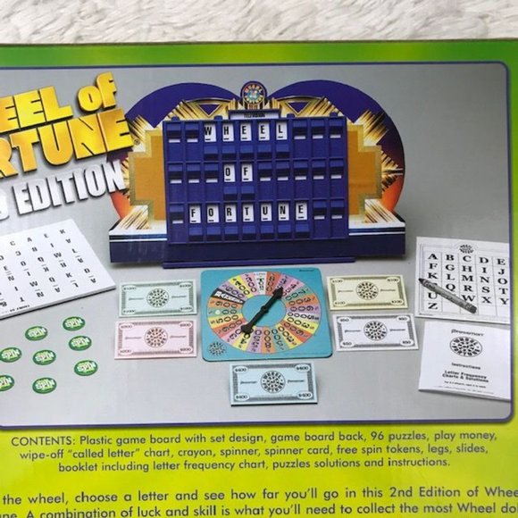 Wheel of Fortune Game 2nd Edition - Picture 5 of 10